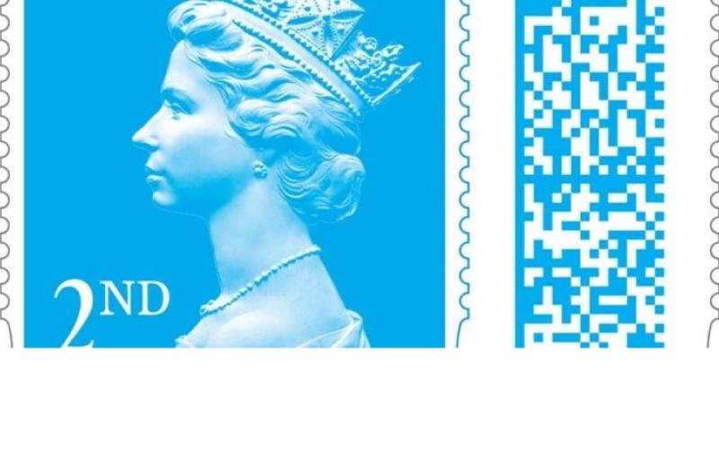 Британська Королівська пошта додає штрих-коди до своїх поштових марок