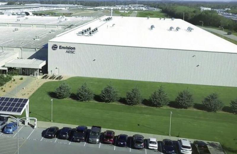 Envision AESC інвестує 810 млн доларів у будівництво нового заводу з виробництва акумуляторів для електромобілів у США