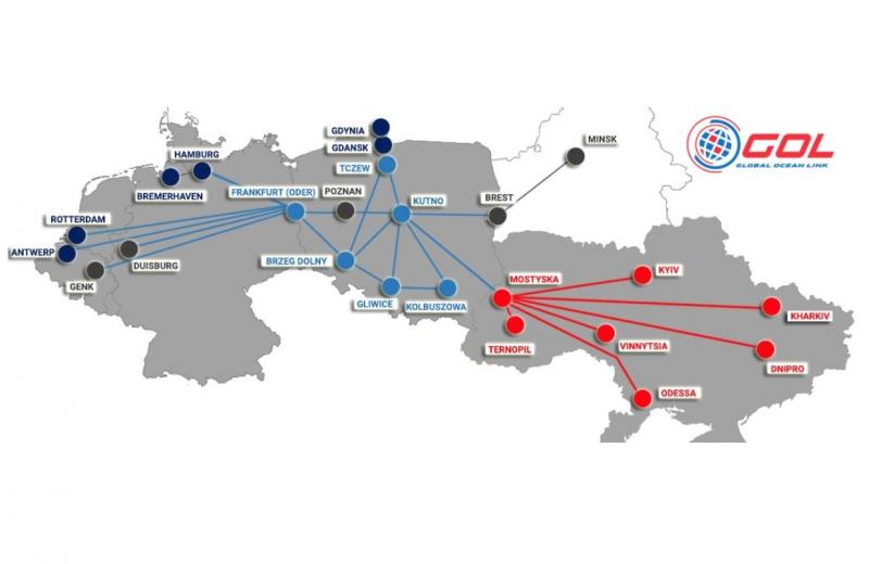 На українсько-польському кордоні відкрили новий інтермодальний термінал