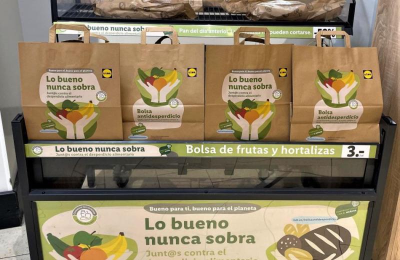 Торгова мережа Lidl намагається зменшити харчові відходи завдяки спеціальним пакетам Anti-Waste