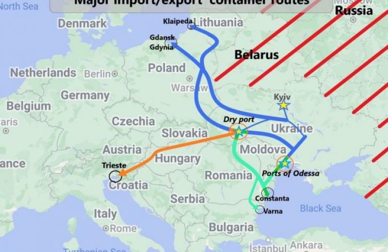 У Євросоюзі полегшують контейнерні перевезення з Україною для «надійних партнерів»