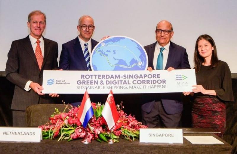 Сінгапур і Роттердам створять найдовший у світі зелений транспортний коридор
