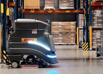 Компанії DHL планує розмістити роботів Neo для очищення підлоги на усіх своїх складах