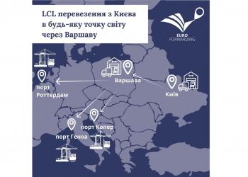 Компанія Euro Forwarding нарощує LCL експорт з України