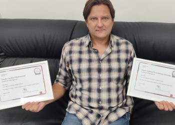 Олег РОШКА отримав сертифікати Oracle APEX Cloud Developer