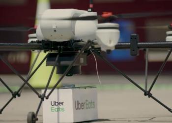 Uber расширяет проект доставки еды на дронах