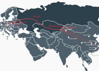 Євразійський залізничний альянс перевіз півмільйона контейнерів на Новому Шовковому шляху