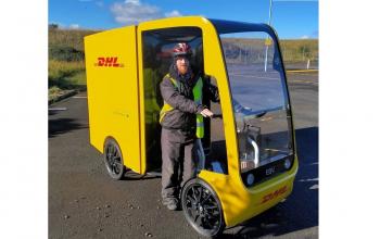DHL випробовує вантажні електроскутери у Шотландії
