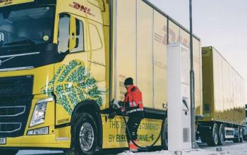 DHL у березні починає випробування повністю електричної вантажівки Volvo FH з масою автопоїзда до 60 тон